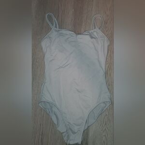 So Danca white mesh leotard